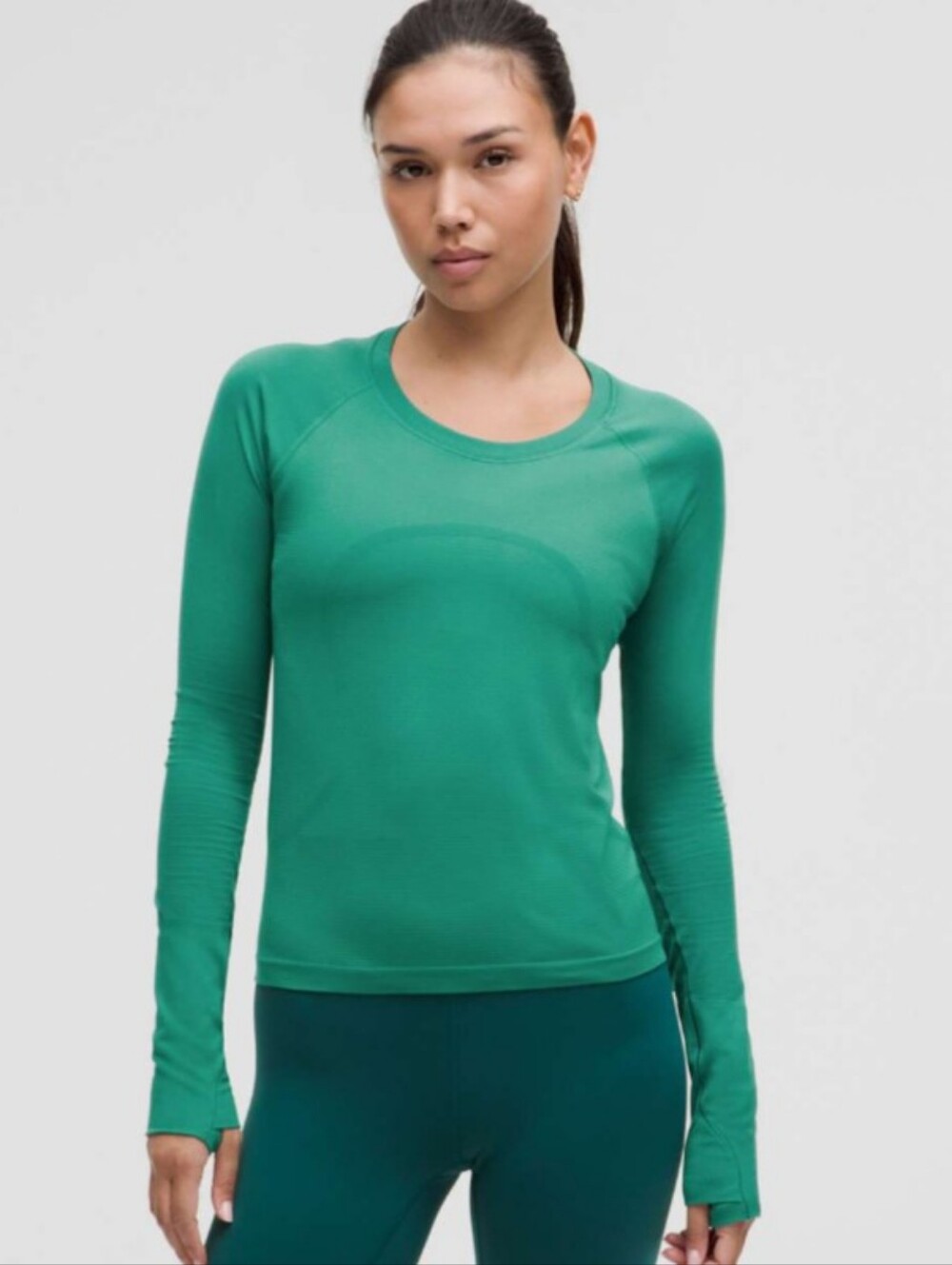 Lululemon Swiftly Tech Long Sleeve - Green - Size 8